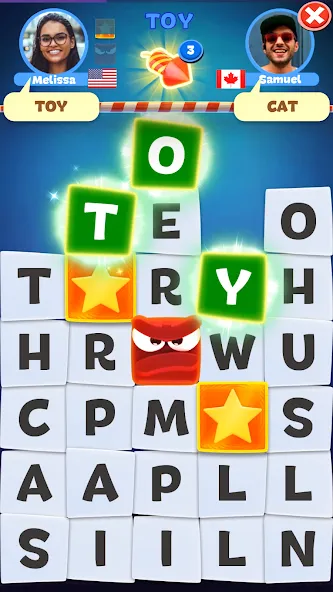 Toy Words play together online (Той Вордс) МОД/Взлом [Бесконечные деньги, Монеты и Мега MOD] Screenshot 4