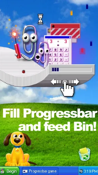 Progressbar95 - nostalgic game (Прогрессбар95) МОД/Взлом [Много монет, Открытые уровни и Мега MOD] Screenshot 2