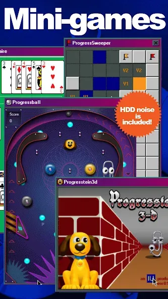 Progressbar95 - nostalgic game (Прогрессбар95) МОД/Взлом [Много монет, Открытые уровни и Мега MOD] Screenshot 3