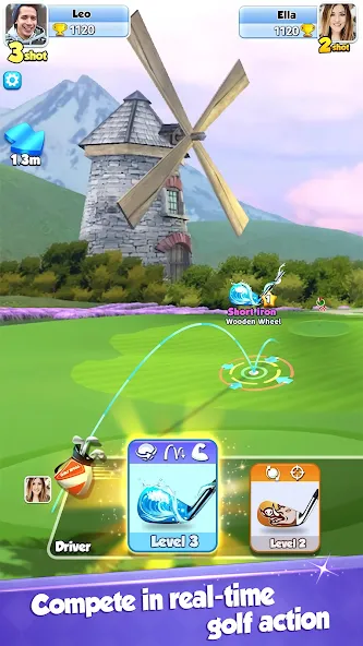 Golf Rival - Multiplayer Game (Гольф Ривал) МОД/Взлом [Бесконечные деньги, Монеты и Мега MOD] Screenshot 2