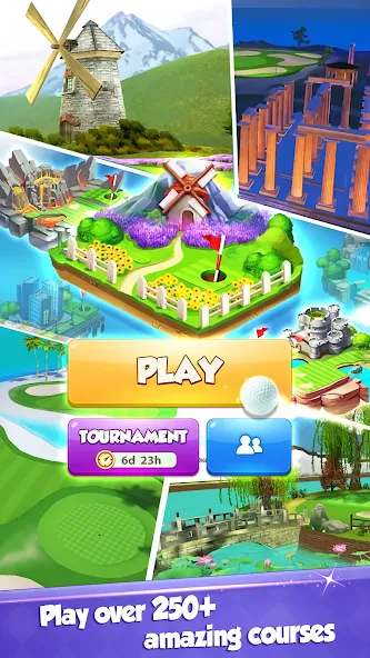 Golf Rival - Multiplayer Game (Гольф Ривал) МОД/Взлом [Бесконечные деньги, Монеты и Мега MOD] Screenshot 4