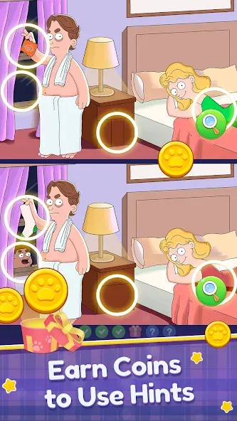 Find Differences: Spot Fun МОД/Взлом [Бесконечные деньги, Монеты и Мега MOD] Screenshot 2