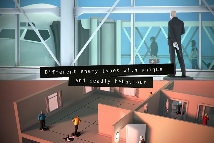 Hitman GO (Хитман ГО) МОД/Взлом [Бесконечные деньги, Монеты и Мега MOD] Screenshot 4