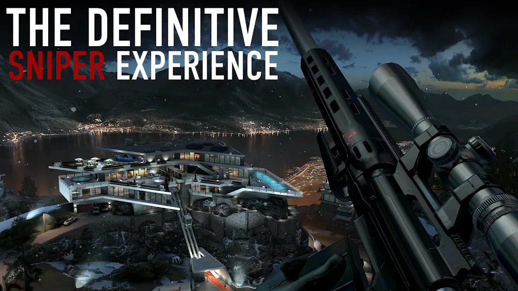 Hitman Sniper (Хитмэн) МОД/Взлом [Все открыто, Дополнительные деньги и Меню MOD] Screenshot 1