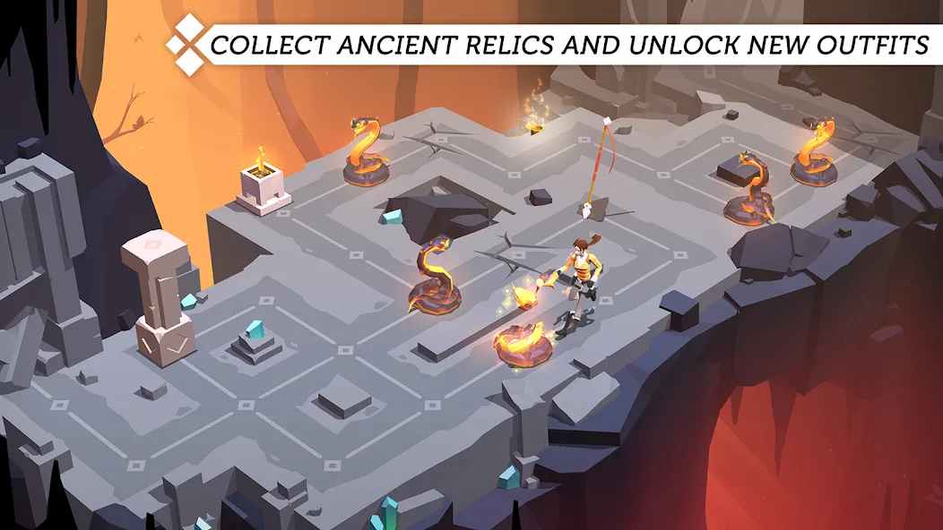 Lara Croft GO (Лара Крофт ГО) МОД/Взлом [Деньги, Монеты и Меню MOD] Screenshot 5