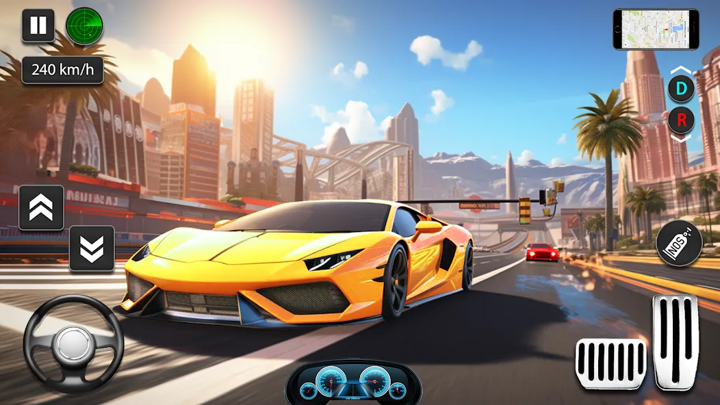 GT Car Stunt : Ramp Car Stunts (ДжиТи Кар Стант) МОД/Взлом [Деньги, Монеты и Меню MOD] Screenshot 1