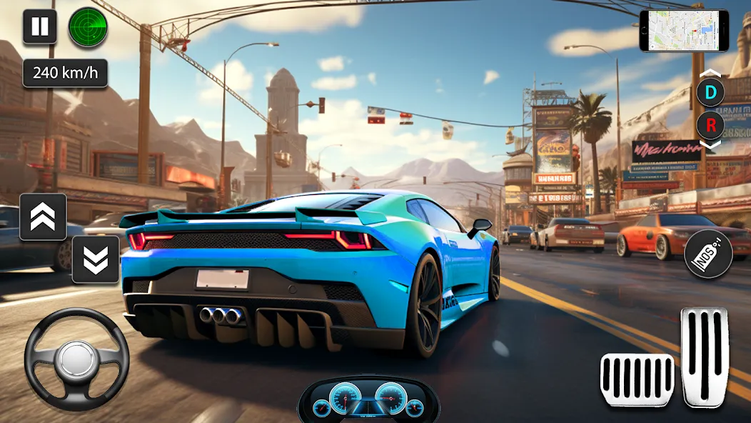 GT Car Stunt : Ramp Car Stunts (ДжиТи Кар Стант) МОД/Взлом [Деньги, Монеты и Меню MOD] Screenshot 2