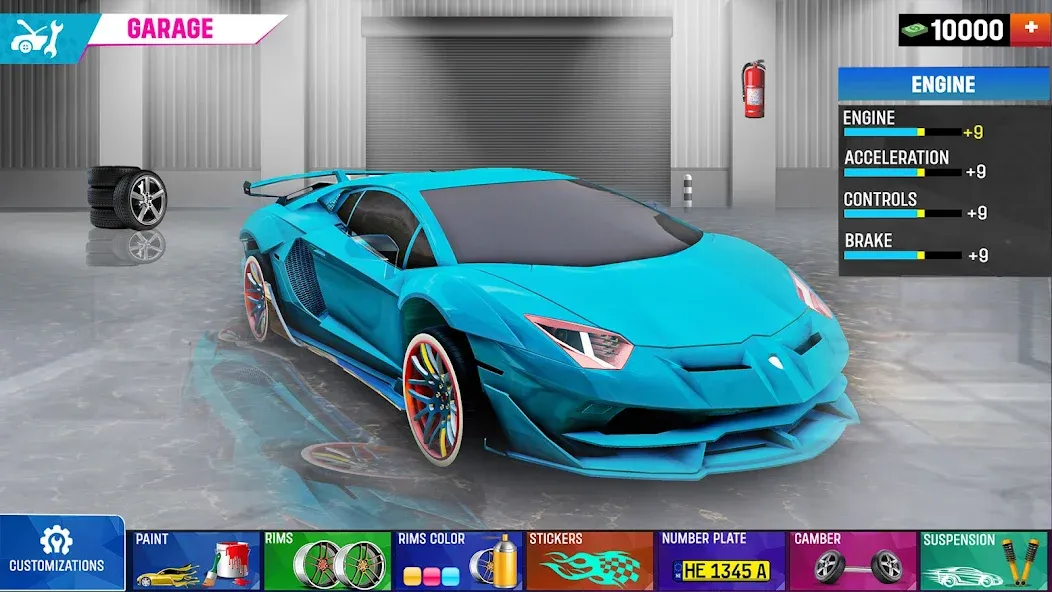 GT Car Stunt : Ramp Car Stunts (ДжиТи Кар Стант) МОД/Взлом [Деньги, Монеты и Меню MOD] Screenshot 4