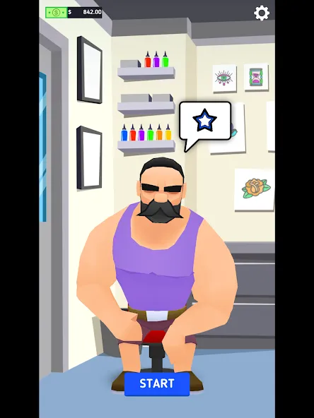 Ink Inc. - Tattoo Drawing МОД/Взлом [Деньги, Монеты и Меню MOD] Screenshot 4