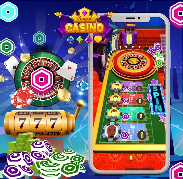 Robux For Robux , Casino Robux МОД/Взлом [Меню, Бесконечные монеты и Открытые уровни] Screenshot 1