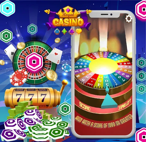 Robux For Robux , Casino Robux МОД/Взлом [Меню, Бесконечные монеты и Открытые уровни] Screenshot 3