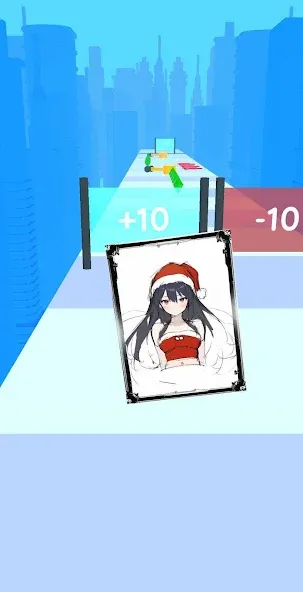 Card Run : Anime Evolution (Кард Рун) МОД/Взлом [Меню, Бесконечные монеты и Открытые уровни] Screenshot 2