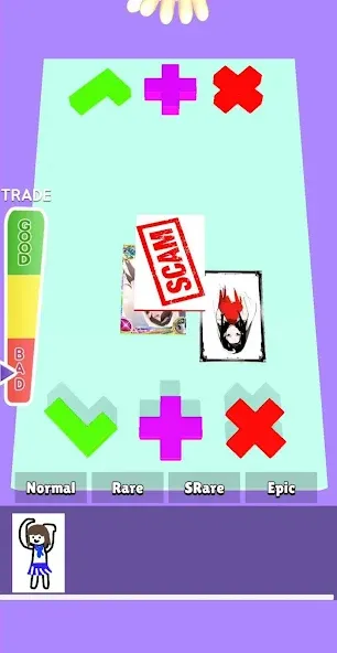 Card Run : Anime Evolution (Кард Рун) МОД/Взлом [Меню, Бесконечные монеты и Открытые уровни] Screenshot 3