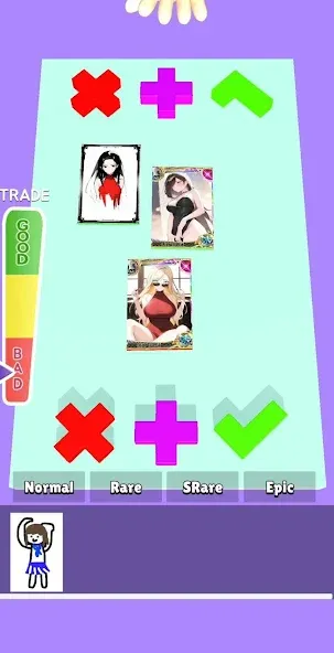Card Run : Anime Evolution (Кард Рун) МОД/Взлом [Меню, Бесконечные монеты и Открытые уровни] Screenshot 4