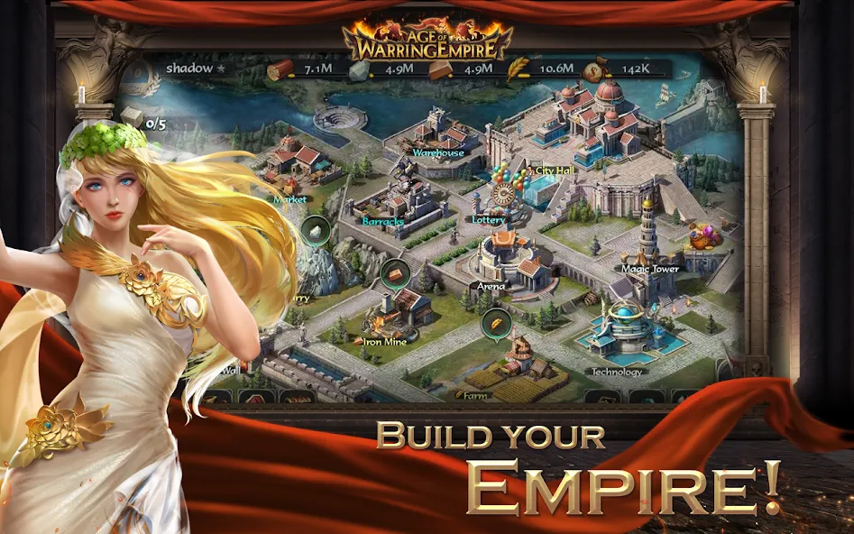 Age of Warring Empire (Эйдж оф Варринг Импайр) МОД/Взлом [Много денег, Монет и Все открыто] Screenshot 2