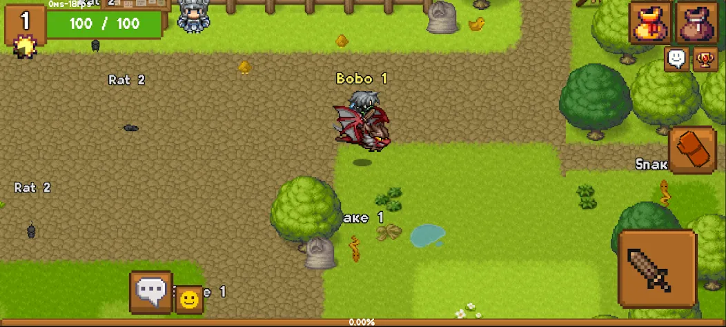 Heritage Online - MMORPG  2D (Херитед) МОД/Взлом [Меню, Бесконечные монеты и Открытые уровни] Screenshot 5