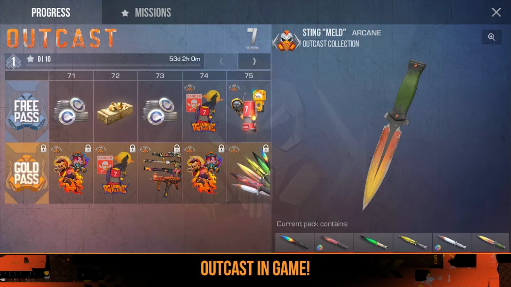 Case Opener: Skins Simulator МОД/Взлом [Много монет, Открытые уровни и Мега MOD] Screenshot 1