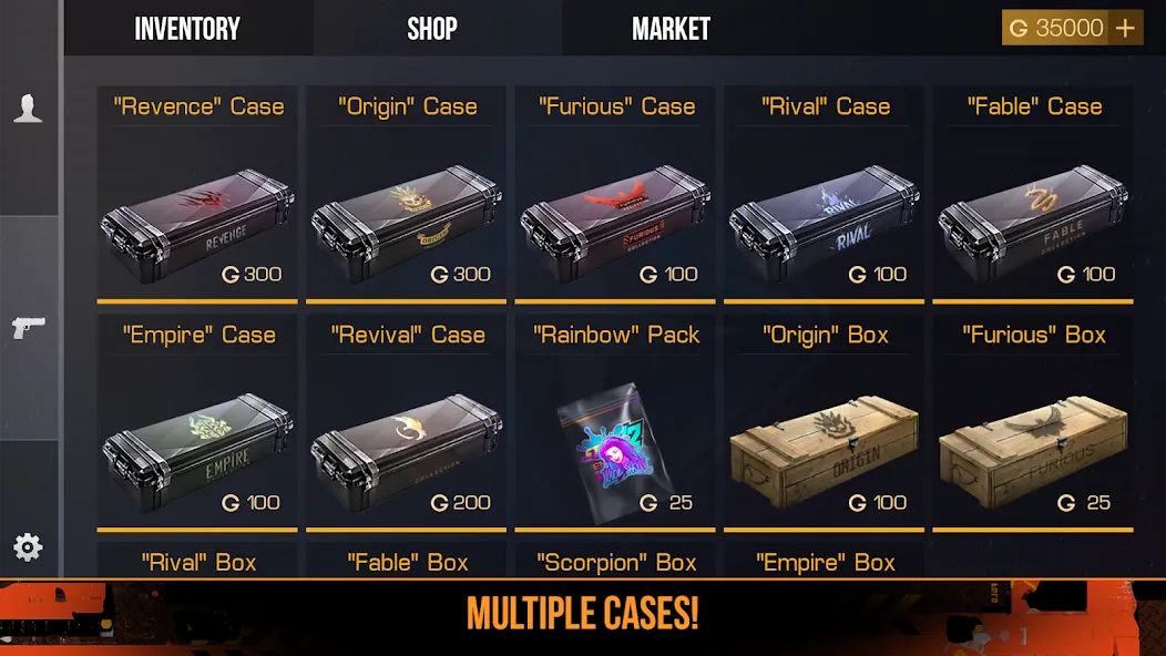 Case Opener: Skins Simulator МОД/Взлом [Много монет, Открытые уровни и Мега MOD] Screenshot 4