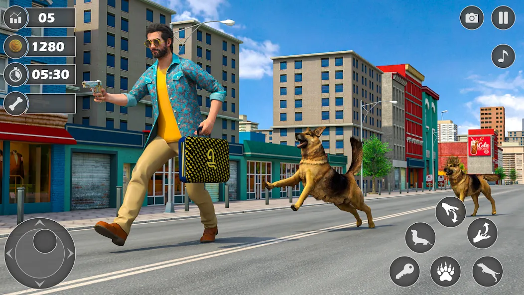 Dog Simulator Dog Game (Армейский симулятор собаки) МОД/Взлом [Бесконечные деньги, Монеты и Мега MOD] Screenshot 2