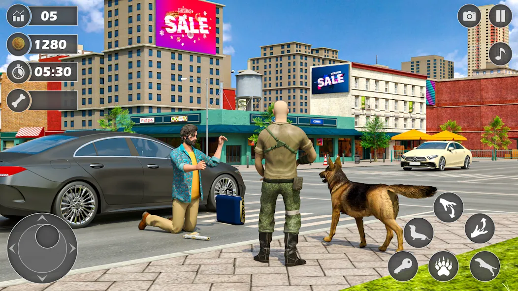 Dog Simulator Dog Game (Армейский симулятор собаки) МОД/Взлом [Бесконечные деньги, Монеты и Мега MOD] Screenshot 3