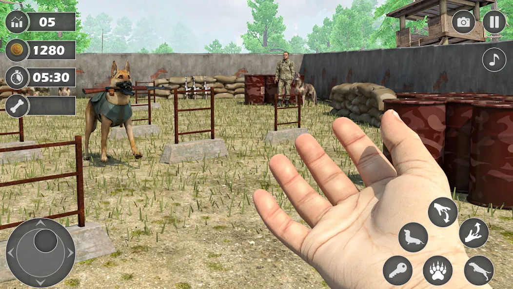 Dog Simulator Dog Game (Армейский симулятор собаки) МОД/Взлом [Бесконечные деньги, Монеты и Мега MOD] Screenshot 4