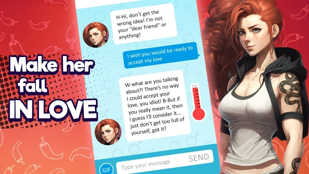 Anime Girlfriend - AI Chat (Аниме Грлфренд) МОД/Взлом [Меню, Бесконечные монеты и Открытые уровни] Screenshot 3