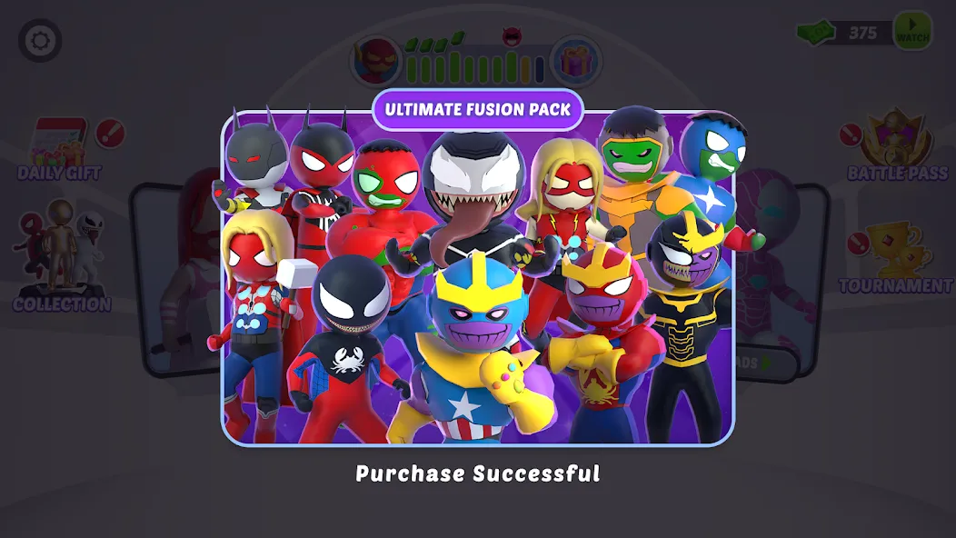 Stick Hero: Comic Superhero (Стик Хиро) МОД/Взлом [Много монет, Открытые уровни и Мега MOD] Screenshot 3