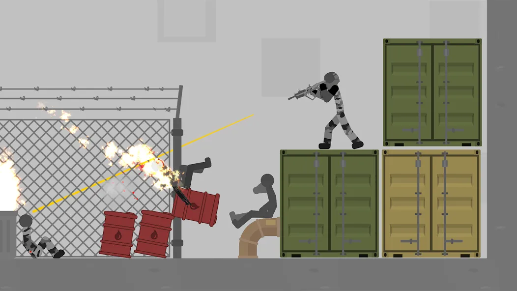 Stick 5: Playground Ragdoll МОД/Взлом [Меню, Бесконечные монеты и Открытые уровни] Screenshot 3