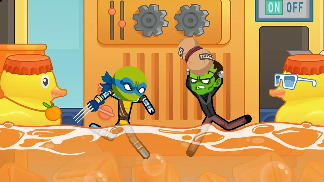 Stick Hero Fight Clash (Стикмен Герой) МОД/Взлом [Много монет, Открытые уровни и Мега MOD] Screenshot 3