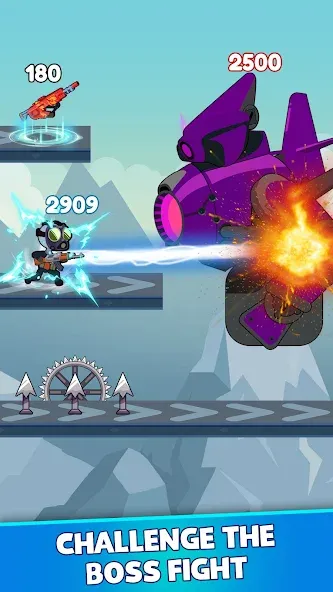 Stick Shooter: Battle Game (Стик Шутер) МОД/Взлом [Деньги, Монеты и Меню MOD] Screenshot 3