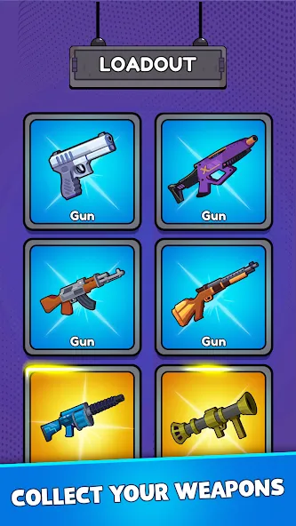 Stick Shooter: Battle Game (Стик Шутер) МОД/Взлом [Деньги, Монеты и Меню MOD] Screenshot 5