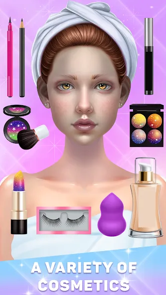 Makeover salon: Makeup ASMR (Мейковер салон) МОД/Взлом [Все открыто, Дополнительные деньги и Меню MOD] Screenshot 3