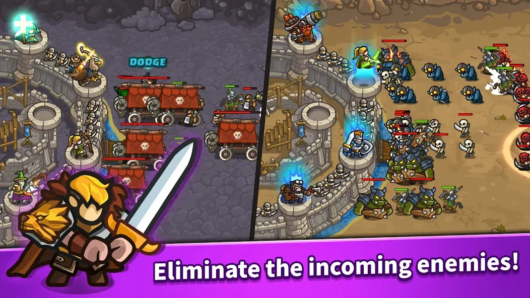 Idle Kingdom Defense (Айдл Кингдом Дефенс) МОД/Взлом [Много денег, Монет и Все открыто] Screenshot 1