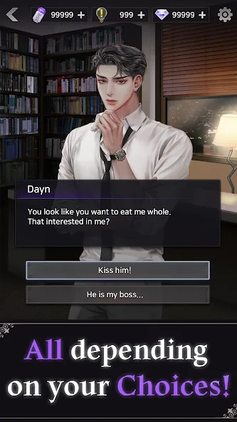 Blood Kiss : Vampire story МОД/Взлом [Меню, Бесконечные монеты и Открытые уровни] Screenshot 3