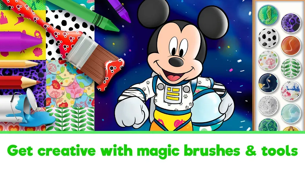 Disney Coloring World (Дисней) МОД/Взлом [Бесконечные деньги, Монеты и Мега MOD] Screenshot 2