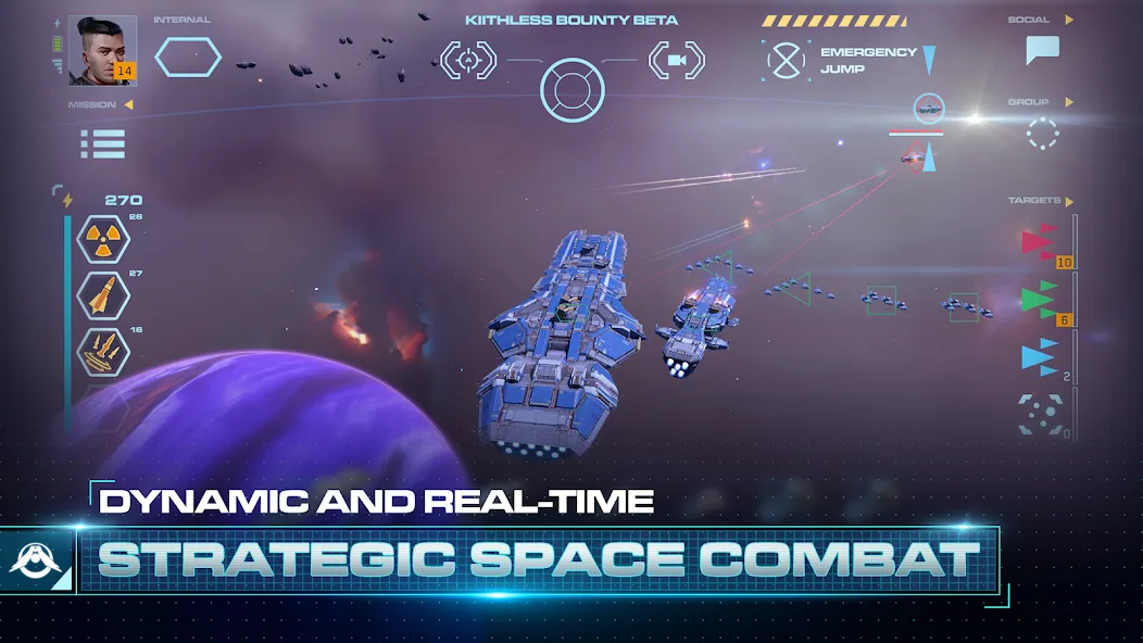 Homeworld Mobile: Sci-Fi MMO (Хоумворлд Мобаил) МОД/Взлом [Все открыто, Дополнительные деньги и Меню MOD] Screenshot 2