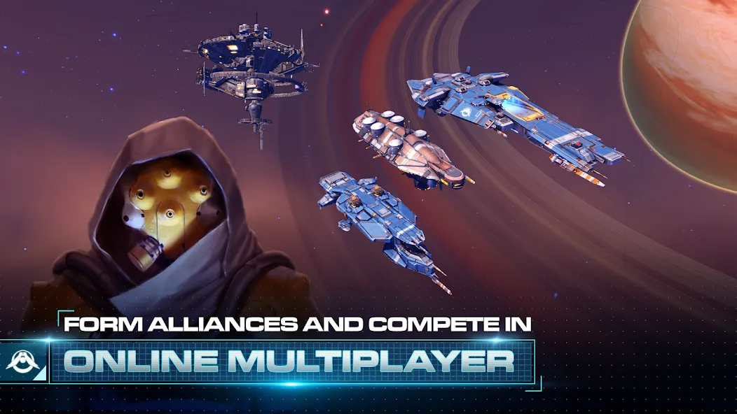 Homeworld Mobile: Sci-Fi MMO (Хоумворлд Мобаил) МОД/Взлом [Все открыто, Дополнительные деньги и Меню MOD] Screenshot 4