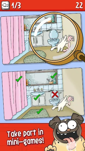 Simon’s Cat Crunch Time МОД/Взлом [Деньги, Монеты и Меню MOD] Screenshot 2