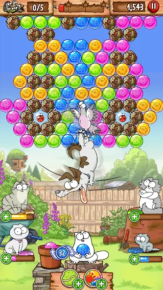 Simon's Cat - Pop Time МОД/Взлом [Деньги, Монеты и Меню MOD] Screenshot 5