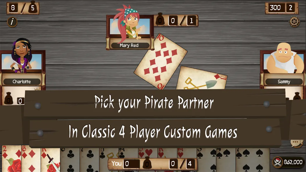 Spades Cutthroat Pirates (Спейдс Каттхроат Пирейтс) МОД/Взлом [Деньги, Монеты и Меню MOD] Screenshot 4