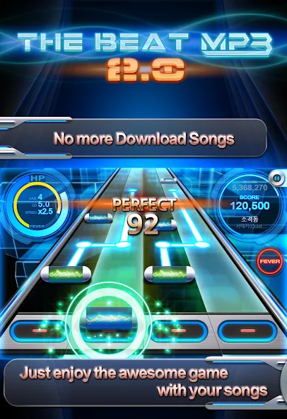 BEAT MP3 2.0 - Rhythm Game МОД/Взлом [Деньги, Монеты и Меню MOD] Screenshot 1