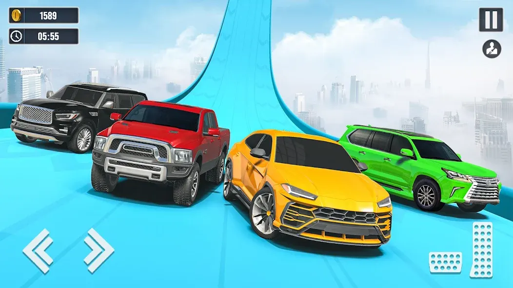Car Stunt Games : Car Games 3D (Кар Стант Геймс) МОД/Взлом [Деньги, Монеты и Меню MOD] Screenshot 2