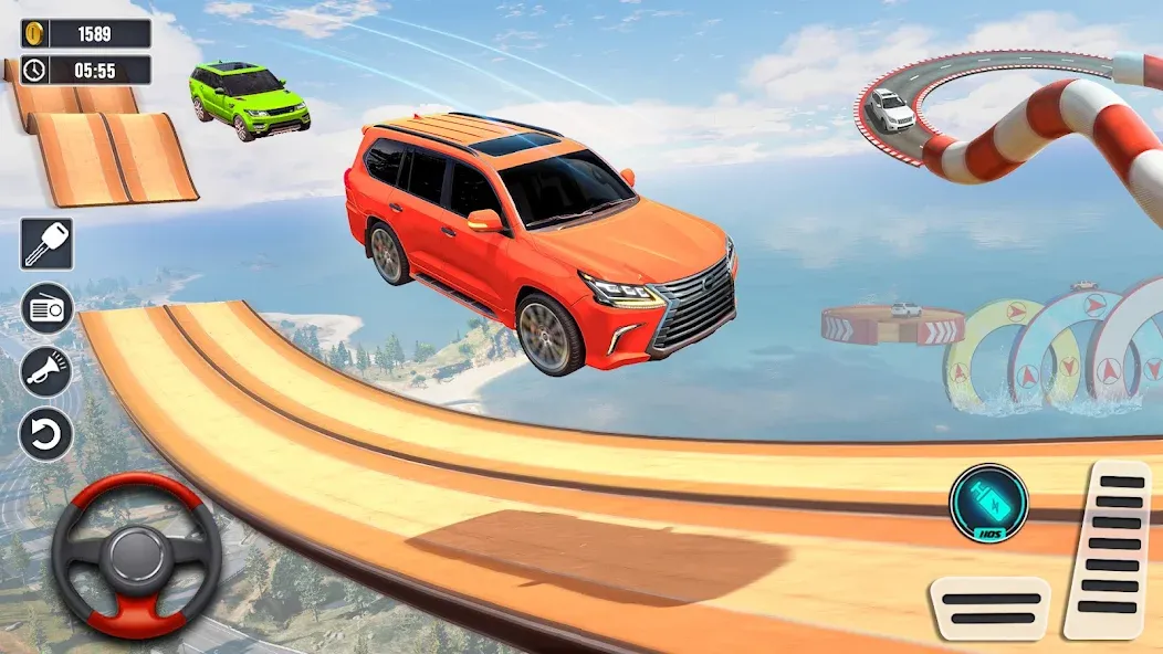 Car Stunt Games : Car Games 3D (Кар Стант Геймс) МОД/Взлом [Деньги, Монеты и Меню MOD] Screenshot 5