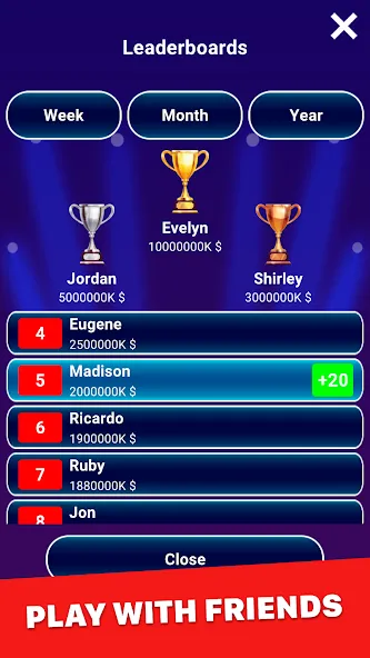 Millionaire 2024: Trivia Game МОД/Взлом [Деньги, Монеты и Меню MOD] Screenshot 5