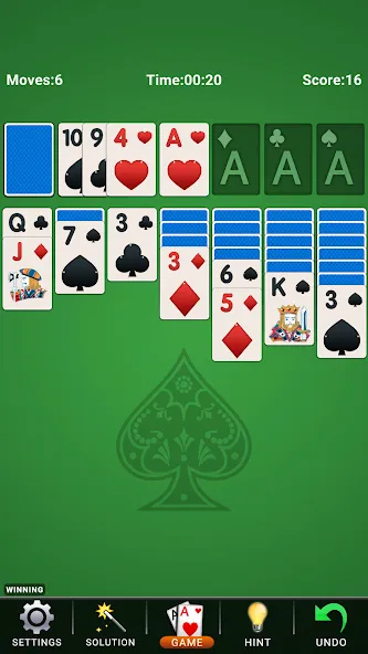 Solitaire: Classic Card Game МОД/Взлом [Много монет, Открытые уровни и Мега MOD] Screenshot 1
