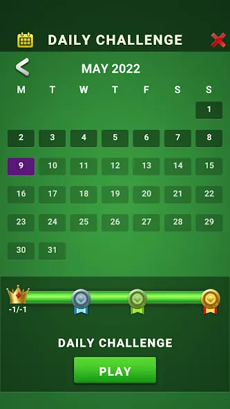 Solitaire: Classic Card Game МОД/Взлом [Много монет, Открытые уровни и Мега MOD] Screenshot 2