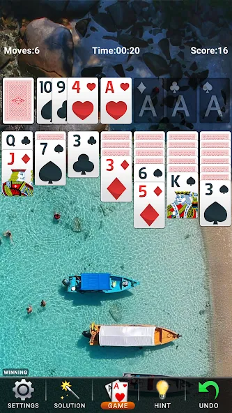 Solitaire: Classic Card Game МОД/Взлом [Много монет, Открытые уровни и Мега MOD] Screenshot 5