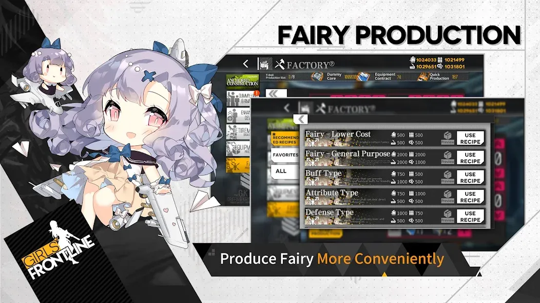 Girls' Frontline МОД/Взлом [Меню, Бесконечные монеты и Открытые уровни] Screenshot 4