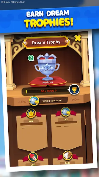 Disney POP TOWN (Дисней ПОП Таун) МОД/Взлом [Деньги, Монеты и Меню MOD] Screenshot 2