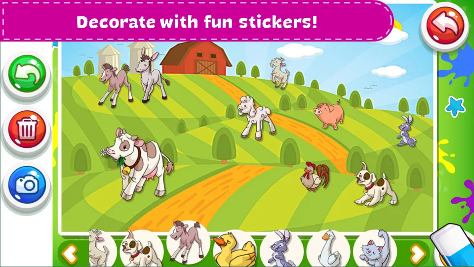 Coloring Book - Kids Paint МОД/Взлом [Все открыто, Дополнительные деньги и Меню MOD] Screenshot 2